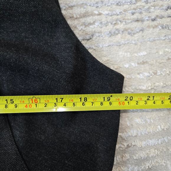 NWT MM. Lafleur Lydia Dress Textured Ponte Charcoal Gray Plus Size 16 Career - Picture 7 of 8